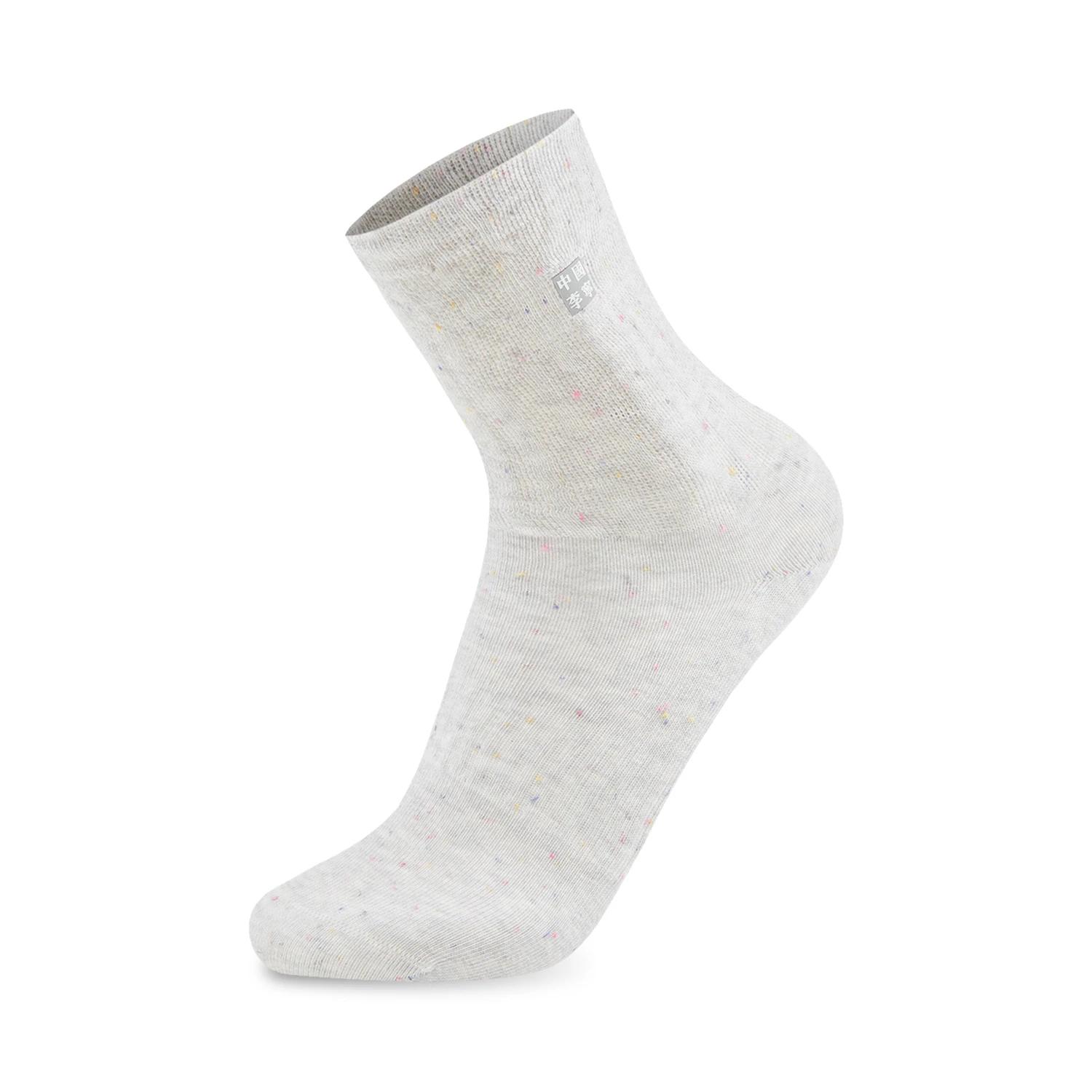 Li Ning Crew Socks Unisex 1 Pack Dark Gray AWLV021-3 M
