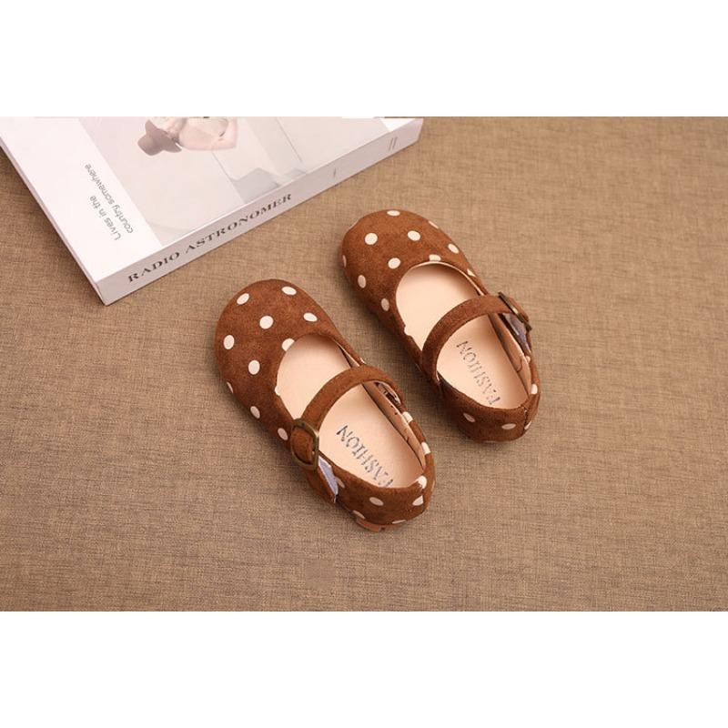 Soft Sole Comfortable Princess Leather Shoes For Little Girls Kids