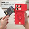 TPU Soft Wallet Case For Infinix Note 40 Pro Plus Pro+ Note40pro 5G Note40 4G Magnet Holder Ring Push Pull Camera Protect Fundas