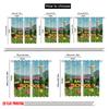 2pcs 2D flat printing Curtain Welcome Back To School Polyester Without Electricity 0 for Multipurpose Event Decoration
