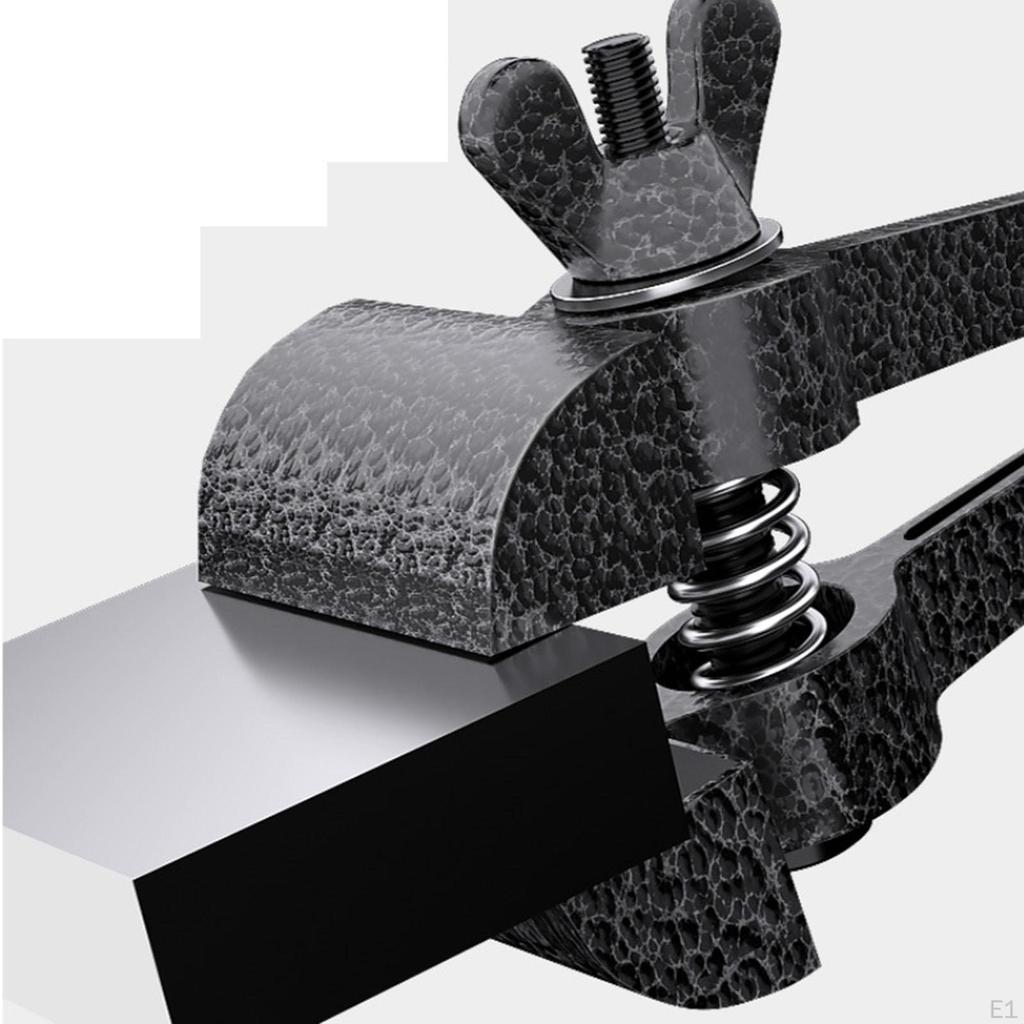 Bench Vise Hand Adjustable Woodworking Tools Black Table Clamp Home Vice for Modeling Drillings