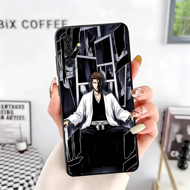Bleach Aizen Sousuke Soft Phone Case for Samsung A17 A37 A57 A16 A26 A36 A56 A15 A25 A35 A55 A14 A24 A34 A54 A13 A23 A33 A53 A52