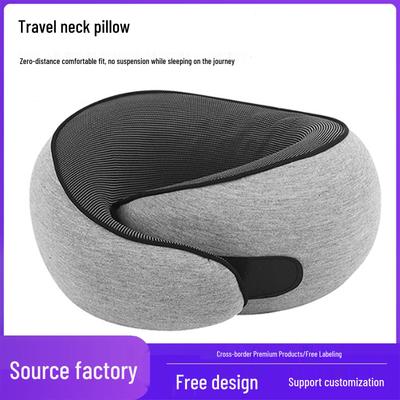 U-Shaped Memory Foam Neck Pillow: Comfortable, Portable Support for Travel