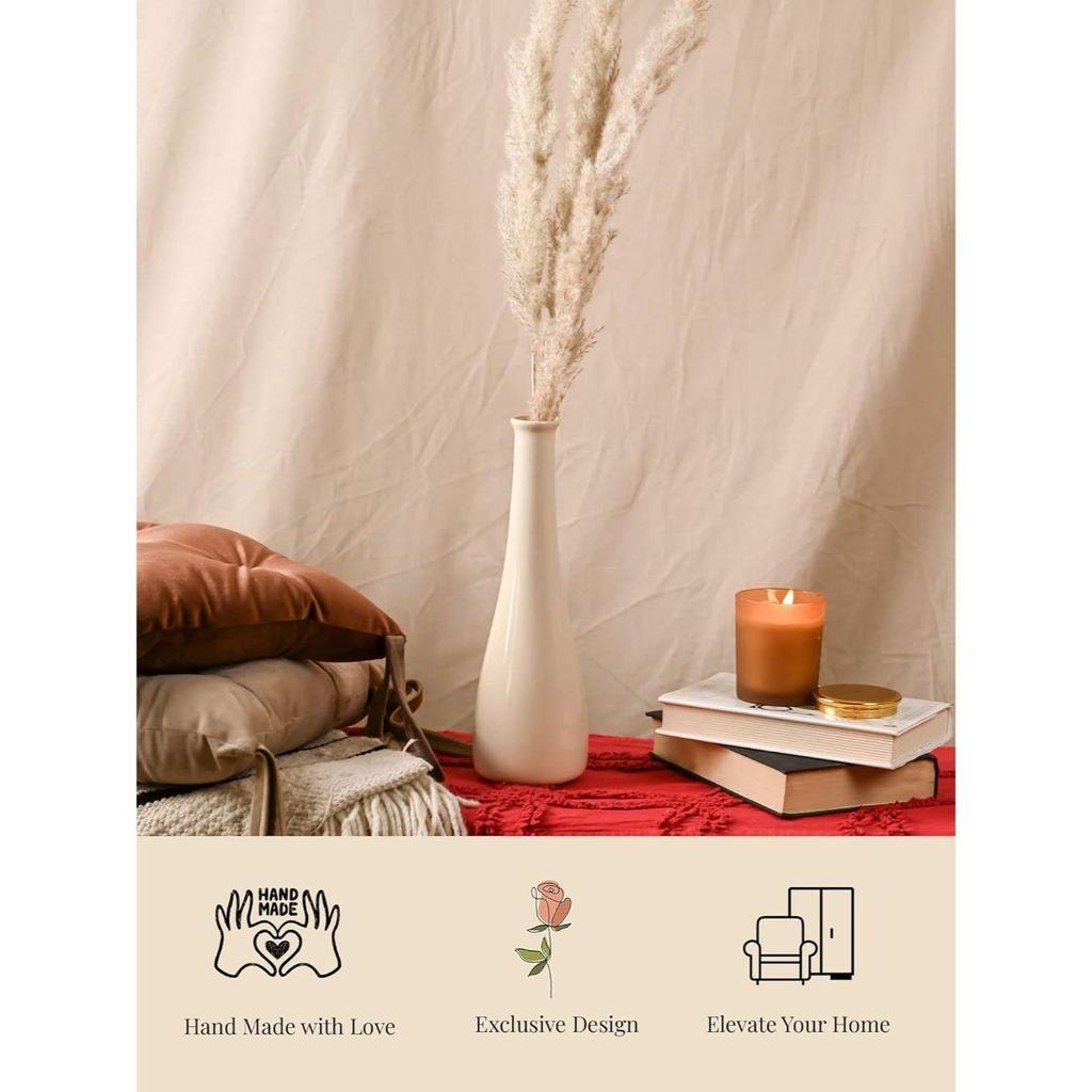 Arizona Vase Keramikvasen zur Dekoration, Blumenvase für Heimdeko Wohnzimmer, Zuhause, Büro, Mittelstück, Tisch und Hochzeit