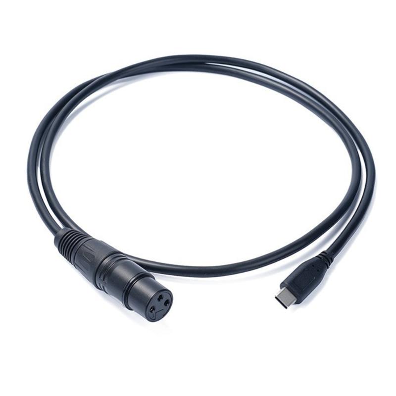 

USB Type C Male to 3Pin XLRs Male Female Microphones Cable, Balanced Stereo Sound Cord for Recording Equipment