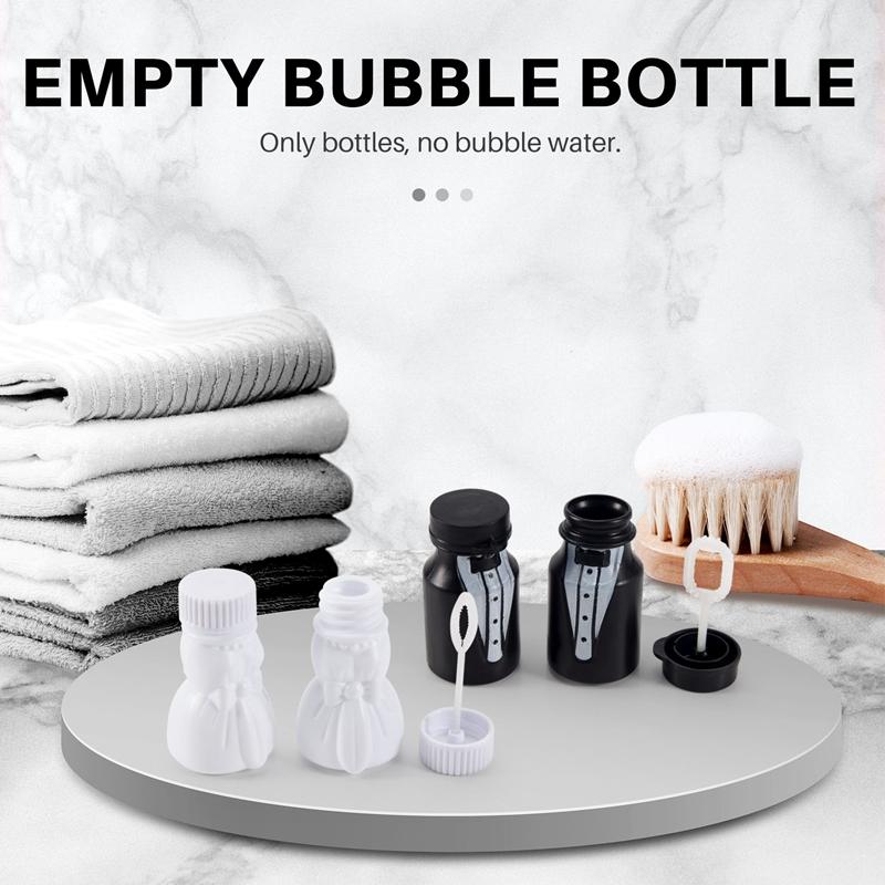 Wedding Party Bride And Groom Bubble Bottle 1 Sets (24Pcs)