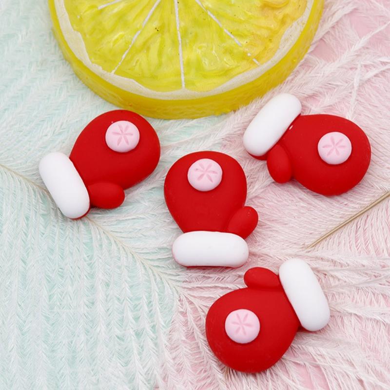 Nail Charms For Acrylic Nails Kawaii Christmas Nail Charms Resin Christmas Trees Jingle Bells Reindeer Gloves Santa