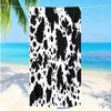 Serviette de Plage Motif Vache Mode 1 Pièce Microfibre Imperméable Anti-sable Imprimé Plat 2D Serviette d'Été pour Vacances, Piscine, Soleil