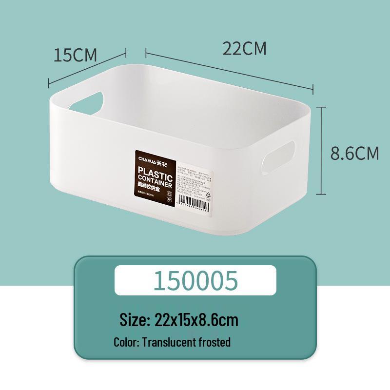 Camellia Cosmetics Organizer: Plastic Desktop Box for Makeup, Lipstick, Jewelry, and Office Supplies