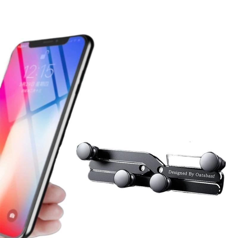 Car Phone Holder Air Vent Mount Gravity Auto-Clamp Universal Dashboard Stand Standard чёрный