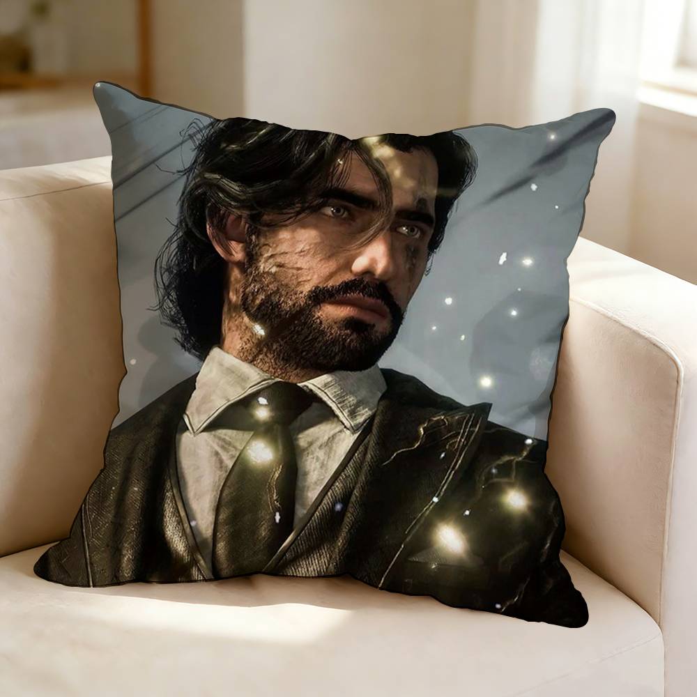 Game CClair OObscur EExpedition Square DoubleSided printed Pillow Case Bedroom Bedside Pillow Sofa Cushion Cover