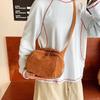 2025 Summer Korean Corduroy Crossbody Backpack: Stylish, Textured, Casual Shoulder Bag