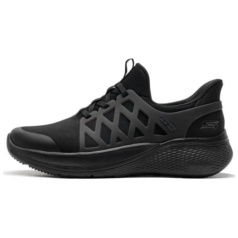 Skechers Слипоны Модные Прочные Низкие Повседневная Обувь Мужские кроссовки Черный 118308-BBK 39.5