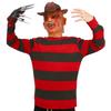 Halloween COS Rollenspiel Horror Charakter Anzug, Horrorfilm Charakter Handschuhe, Hut, Halloween Bar Tanzparty Requisiten Anzug