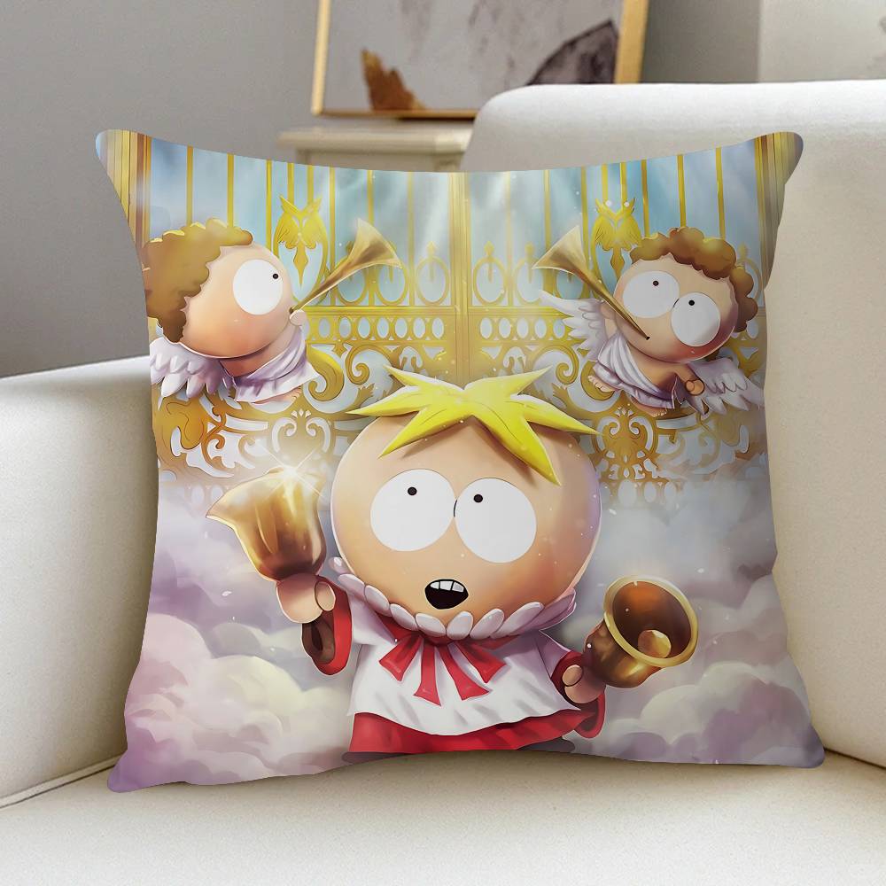 Anime South Park Butters Kuddfodral Tum Gårdshusdekor Hem Prydnadskuddfodral För Soffdekorationer