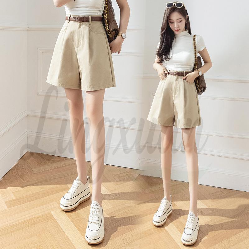 Women s Versatile High Waist A-Line Cargo Shorts, Spring/Summer 2026 Collection Medium