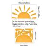 Half Sun Wallpaper Decal Sunshine Vinyl Wall Stickers Boho Nursery Baby Room Wall Stickers Self-Adhesive Bedroom Home Decor