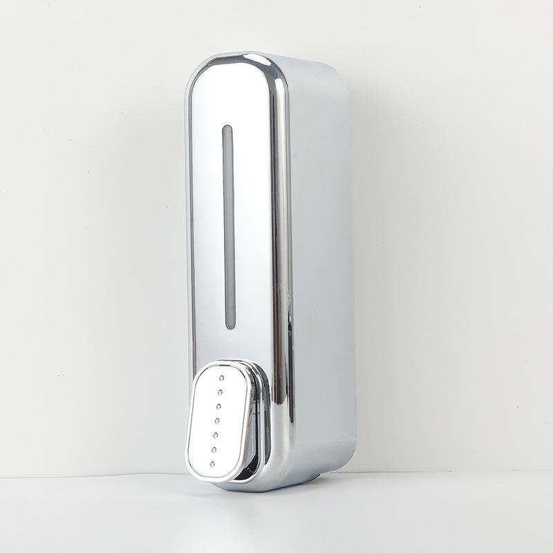 Wall-Mounted No-Drill Manual Soap & Shampoo Dispenser