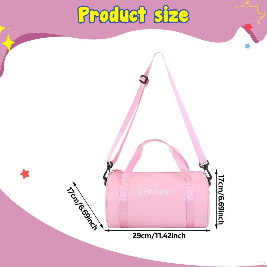 Taneční taška pro dívky s popruhem Duffle Gym Weekender Gymnastika