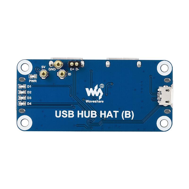 Raspberry Pi 4/Zero USB 2.0 4-Port Erweiterungsplatine mit Pin-Header-Design