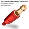 1Pcs Anti-Rotation Fish Landing Net Screw Landing Net Head Adapter Prevent Fish Running Fishing Landing Harpoon Fishing Parts