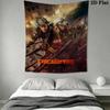 Chicago Fire Wall Tapestry Aesthetic Wall Hanging Printed Fabric Blanket Decorative Tapestries for Bedroom Living Room Home Decor