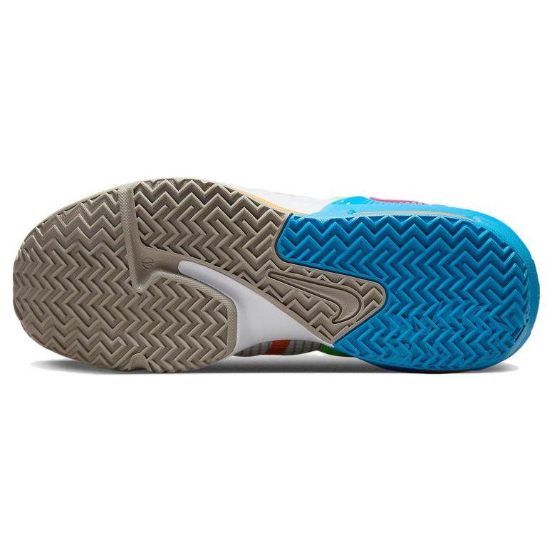 Nike LeBron Witness 7 Grey Fog Multi-Color Men Sneakers Cobblestone Laser-Blue Hyper-Pink DM1123-003
