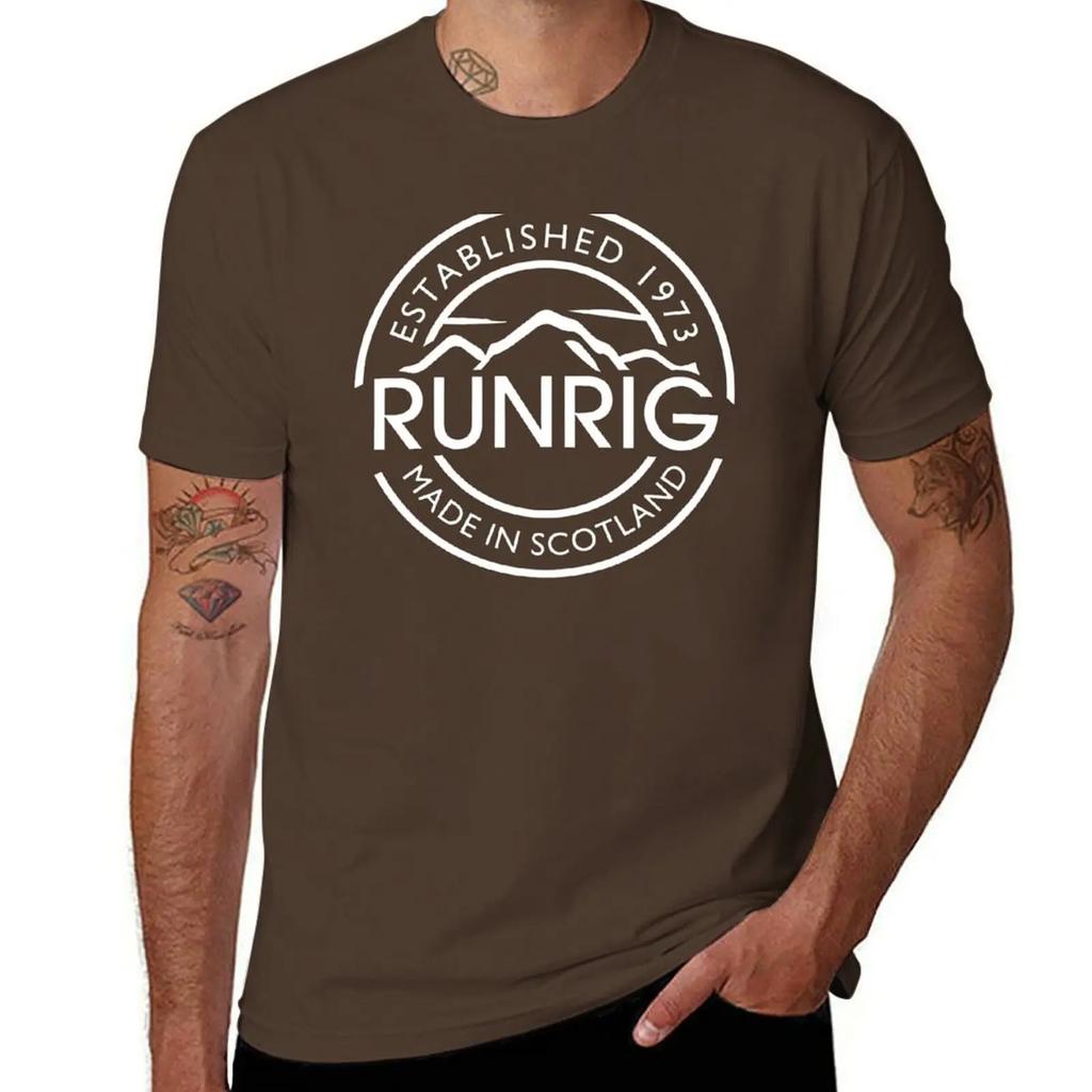 RUNRIG BAND T-Shirt Oversized T Shirt Vintage Graphic Tee Anime T Shirts Mens Graphic T-shirts Funny