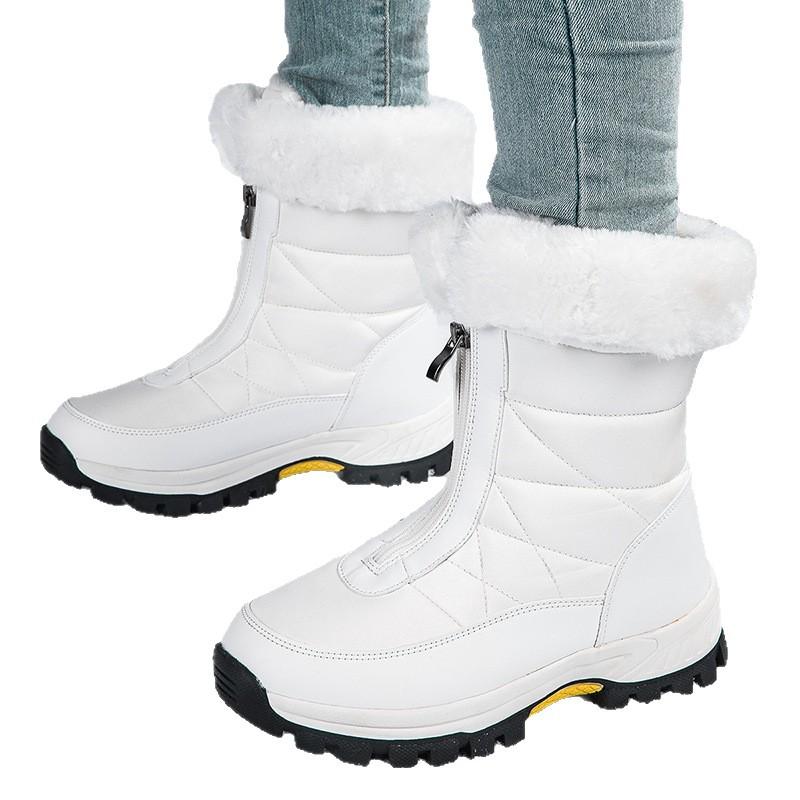 New Winter Cotton Shoes Women's Shoes High-top Snow Boots Warm Non-slip Boots Long Tube