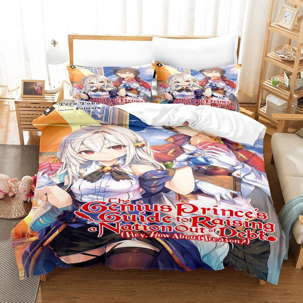 3D Printing Anime The Genius Prince's Bedding Set Single Twin Full Queen King Size Bed Set Adult Kid Bedroom Duvet Cover Sets