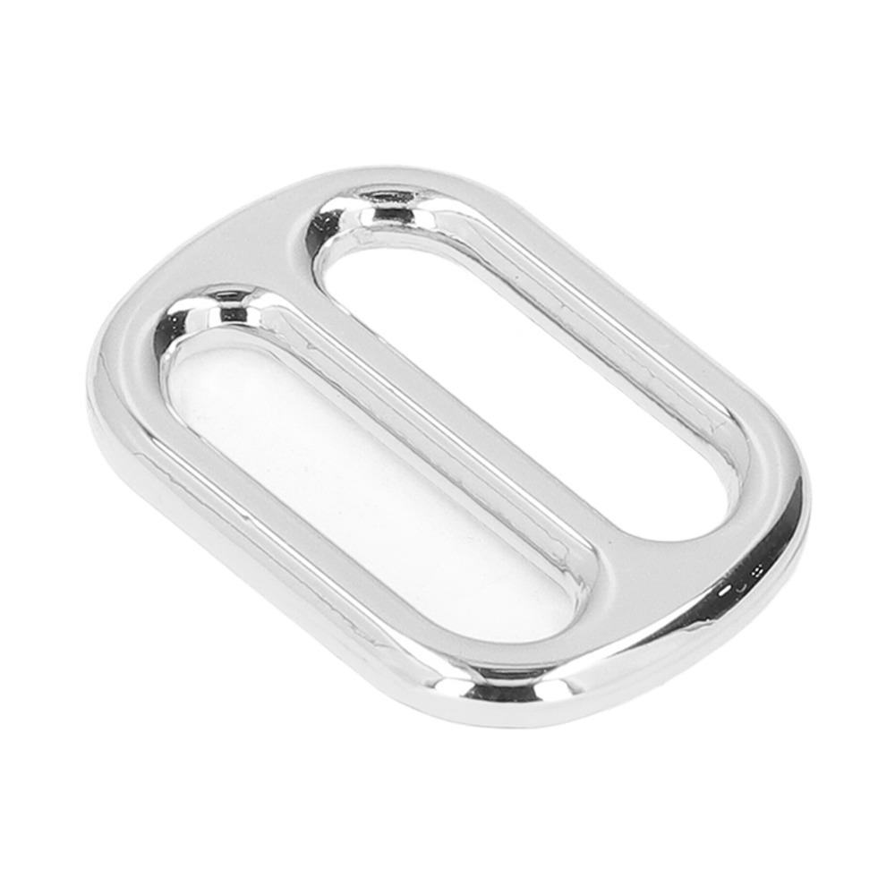 10PCS Flat Shape Strap Keeper Buckle Zinc Alloy Belt Slide Buckle Clothing Accessories