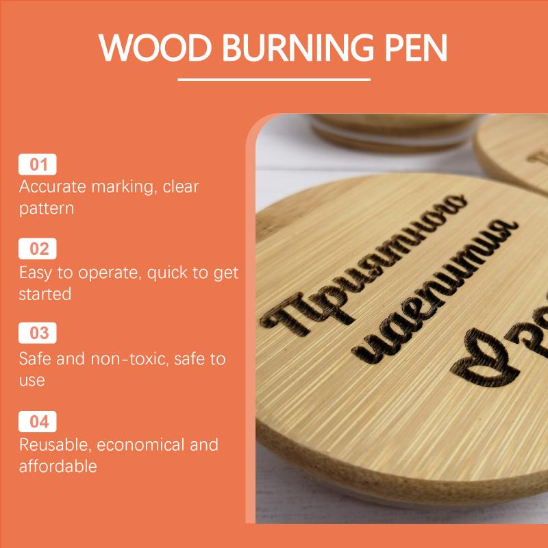 

3Pcs Wood Burning Pen Scorch Creative Chemical Wood Burned Marker Pyrography Pens Diy Art Fine Tip Woodworking Marker 1pcs