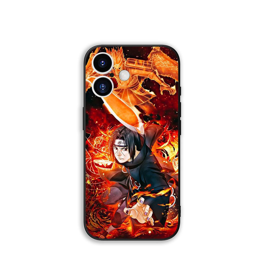 for Motorola Moto G54 G05 G24 G45 G55 G75 G85 G15 G57 G86 Power Edge 50 30 Ultra Fusion neo Pro Case Narutos Sasuke Uchiha Anime