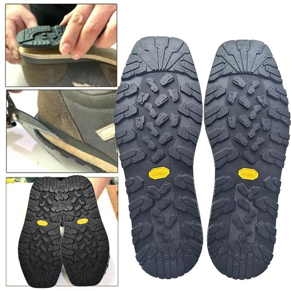 Wearable Rubber Non-Slip Shoe Stickers Wear-resistant Thick Material Anti Slip Pads Leather Compatible DIY Cuttable