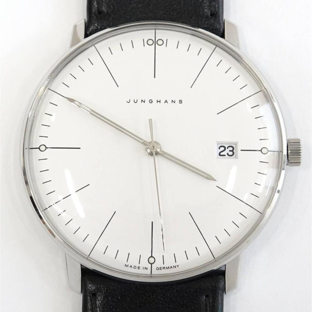 Used JUNGHANS 041/4817.04 Max Bill Quart Max Bill Men's Quartz