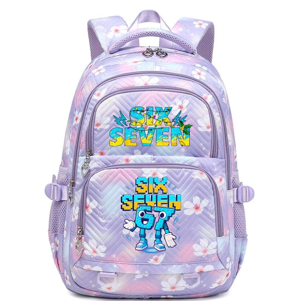 

Дитячий рюкзак для школи з принтом Kids Steal a Brainrot 67 44*34*17cm