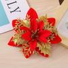 Flowers Christmas Decorative With Shiny Finish For Holiday Tree And Party Props