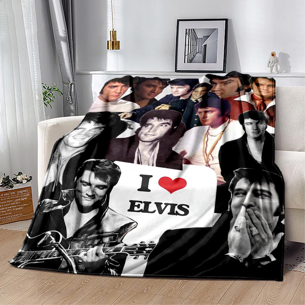 Elvis Presley Performance Blanket Durable Comfort Perfect for Sofa Livingroom Office for All Occasions Modern Birthday Christmas Gift Blanket