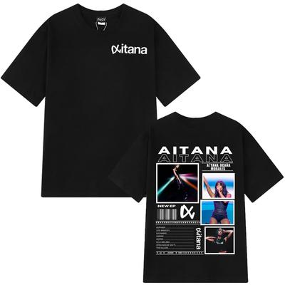 Singer Aitanas Ocana Fashion Print T Shirts Men Women Cotton T-Shirts Summer Short-sleeved Aesthetic Casual O Neck T-shirts Tops