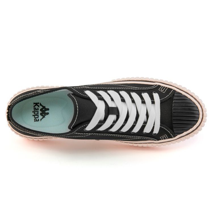 Kappa Logo Slip-Resistant Durable Low-Top Skate Shoes Unisex sneakers Black K0BX5VS08D-990