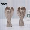 Healing Atmosphere Decor Praying Angel Statue, Abstract Guardian Figurine, Religious Prayer Minimalist Art Ornament Sculpture for Home Mantel