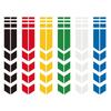 Motorcycle Arrow Stripe Reflective Stickers Fender Paste Car Safety Warning Waterproof MotorbikeTape Decal Moto Accessories