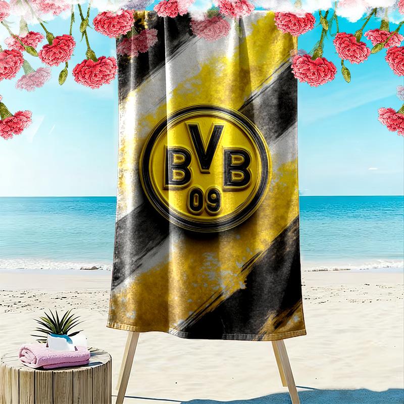 Bold Stripes Emblem Design beach towel Outdoor camping Portable for travel quickdrying swim towel swim Absorbent bath towel beach