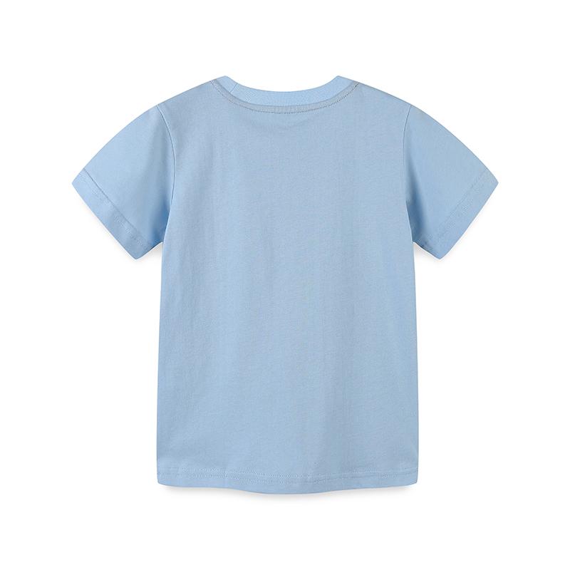 Little maven 2026 Baby Boys Clothes Summer Kids Cotton T-shirt Lovely Cartoon Space Fashion Tops for Kids 2-7year