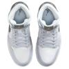 Air Jordan 1 Mid White Smoke Grey Women Sneakers Pure-Platinum BQ6472-113