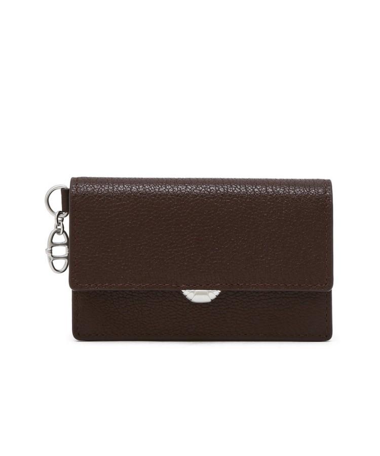 Athe Vanessabruno [Nacre] Nacre Brown Business Card Holder Aaho6F615W2