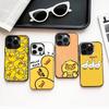 Adorable Yellow D-Duck   Phone Case For iPhone17,16,15,14,13,12,11 Plus,Pro Max Colored Silver Plated Inside Cover