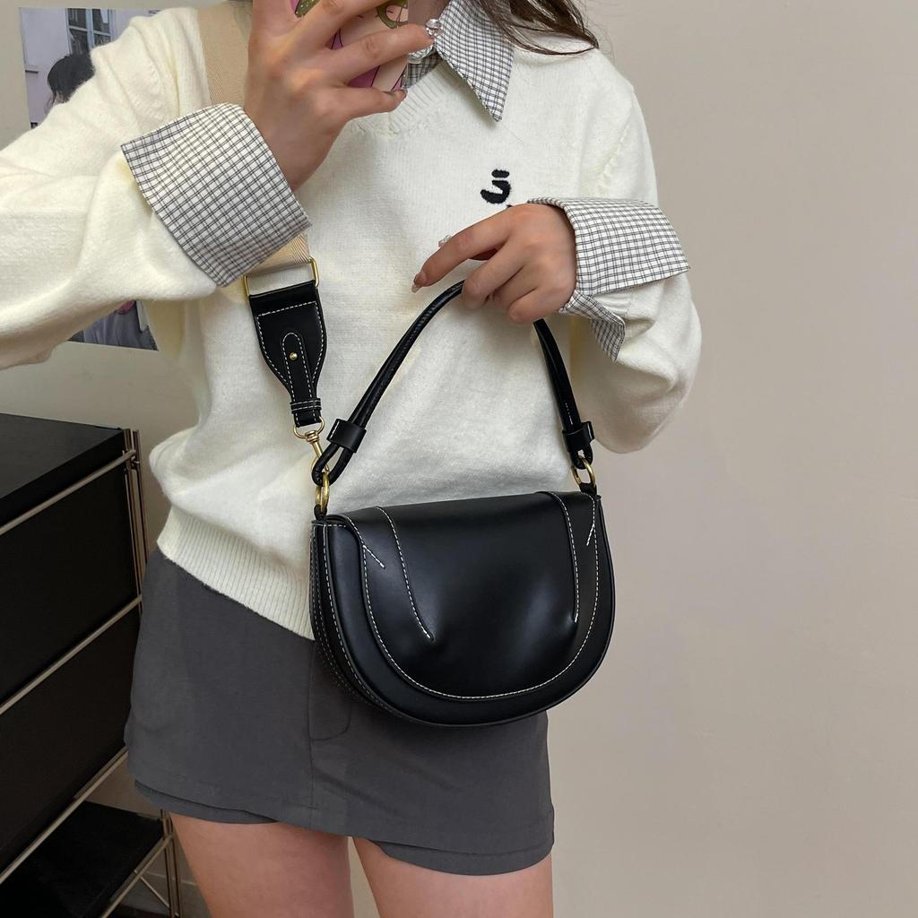 2025 Women's High-End Fashion Crossbody Tote Saddle Bag