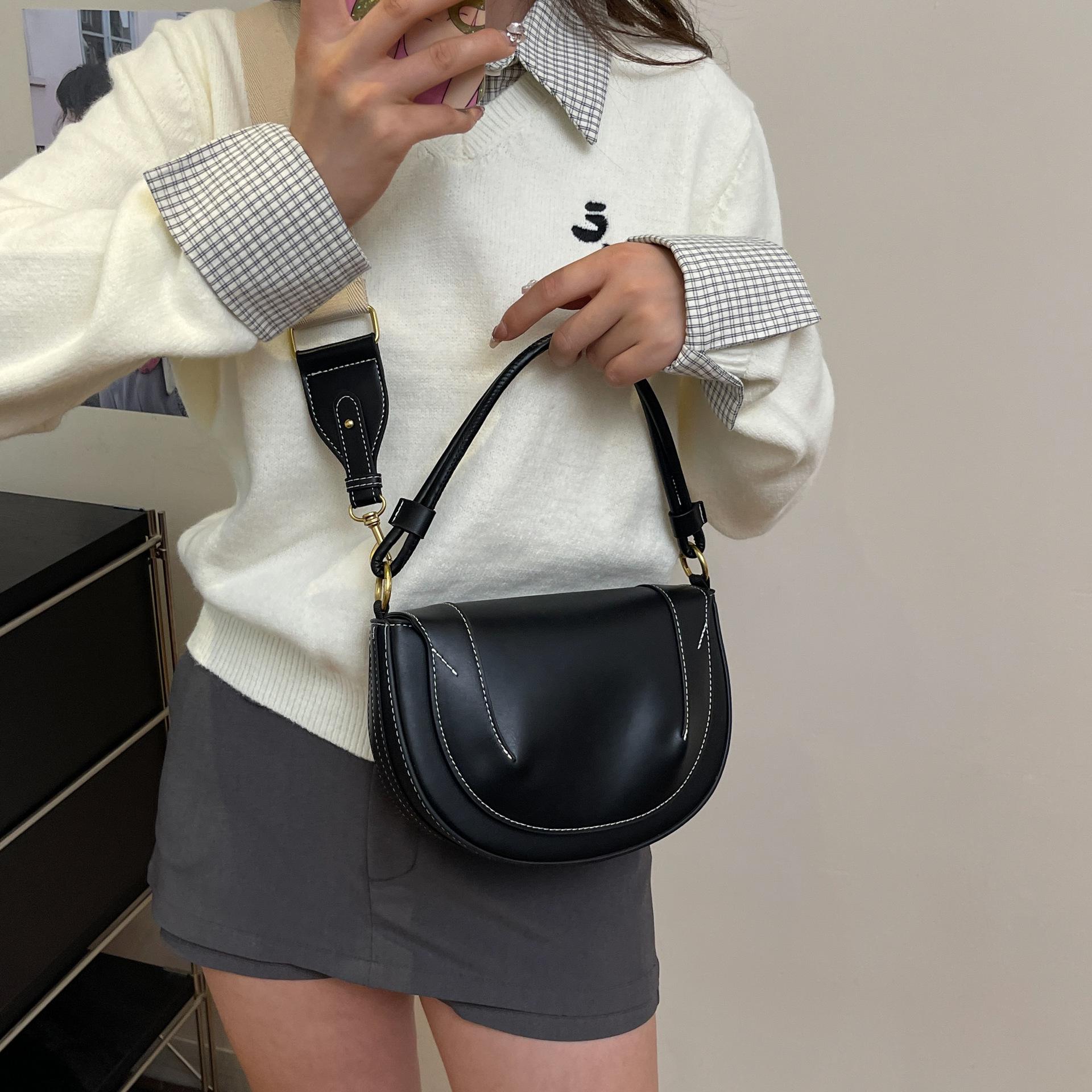 2025 Женская Высококлассная Мода Кроссбоди Тоут Седло Сумка 24x8x17 cm