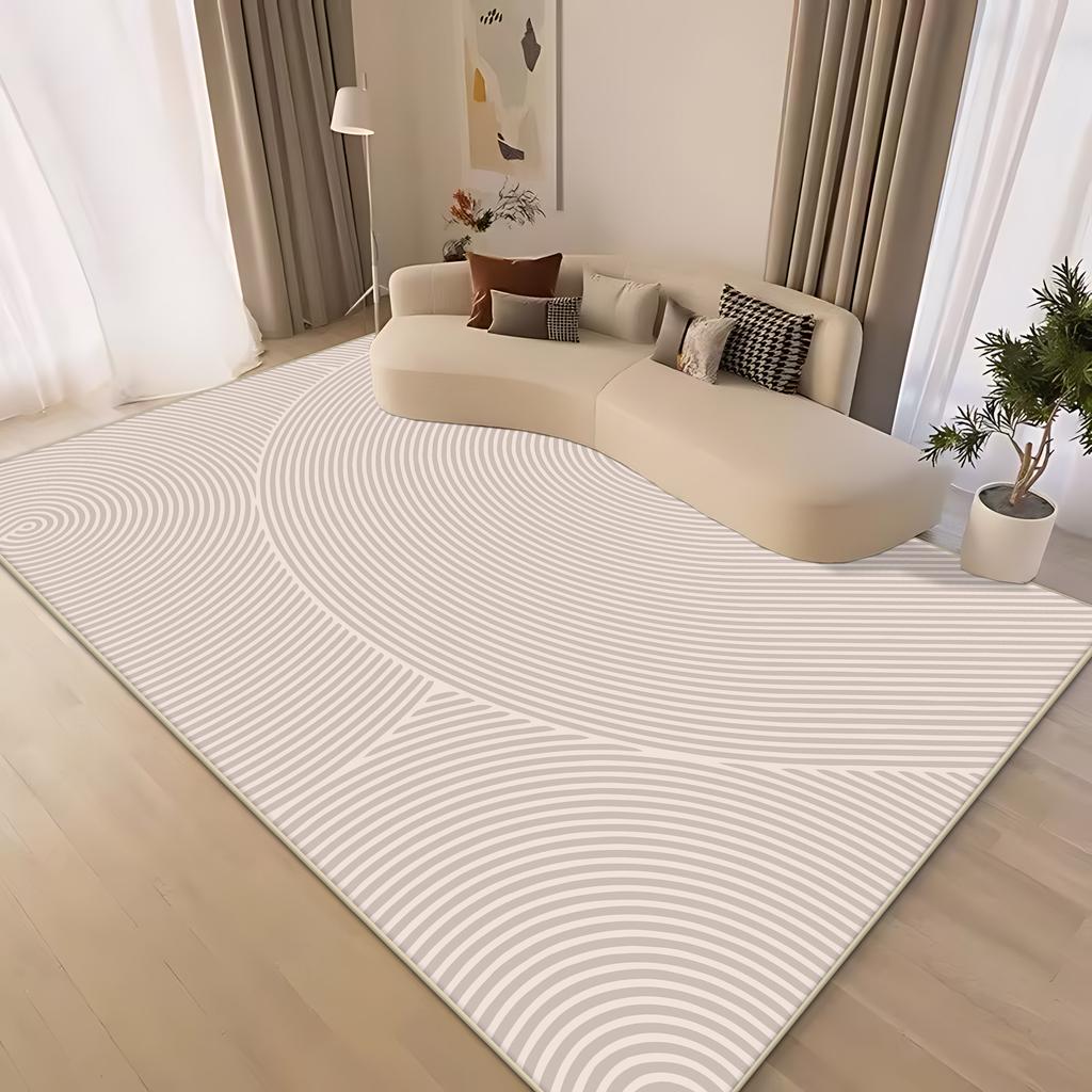 Modern Simple Style Living Room Rug Non-slip Big Size Decoration Home Bedroom Carpet Soft Lint-free Easy Cleaning Sofa Table Mat